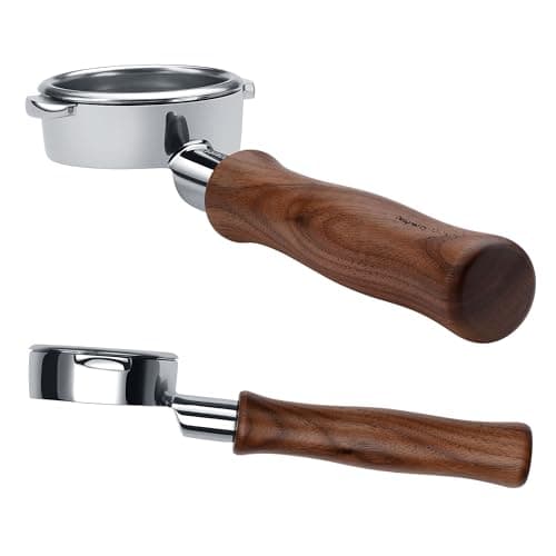 Normcore 58mm E61 Bottomless Portafilter (Walnut Handle, 18g basket)